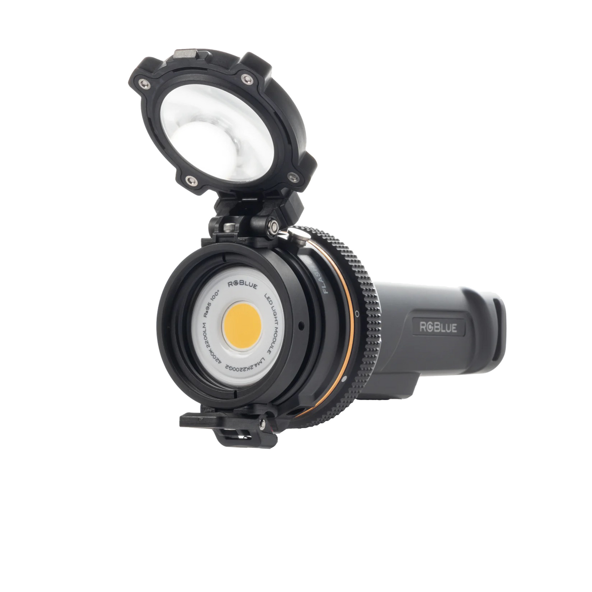 【美品】RGBLUE SYSTEM01-3　アクセサリー付 SYSTEM :re SINGLE LIGHT｜ダイビング用水中ライトの通販ならRG Blue
